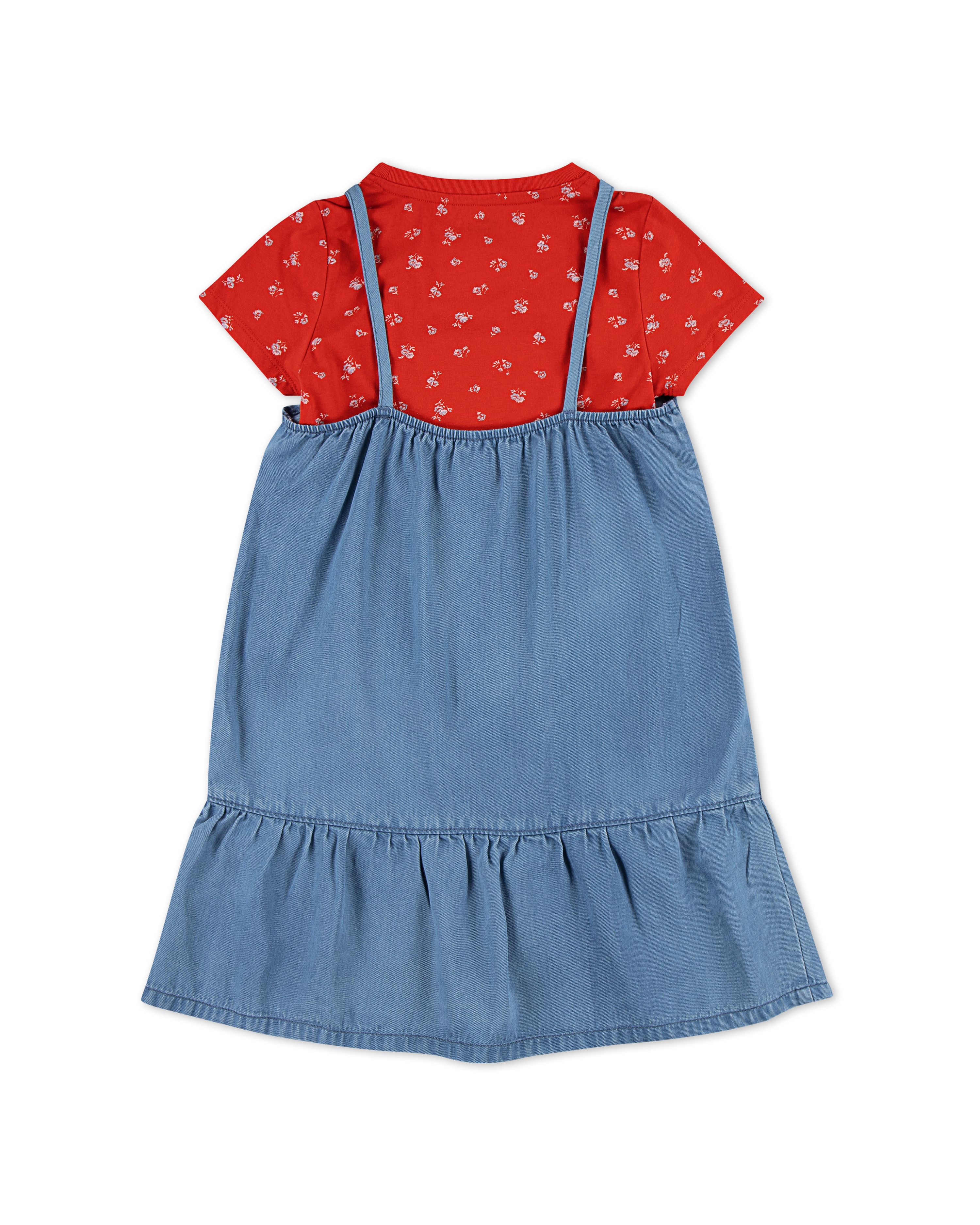 Layerable Dress With Tee Little Girls 4-6x 2