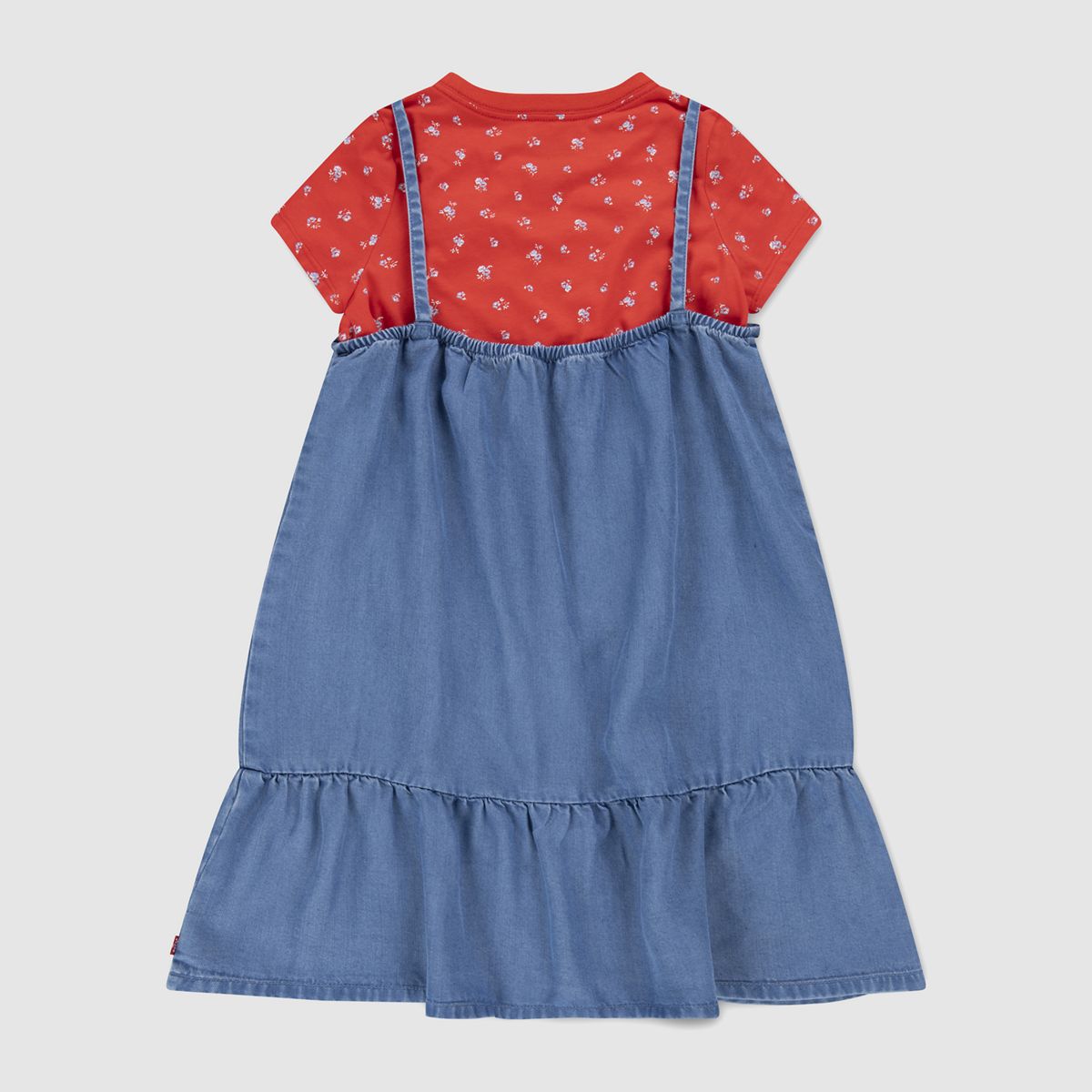 Layerable Dress With Tee Big Girls 7-16 — Splash Zone - Blue / Red