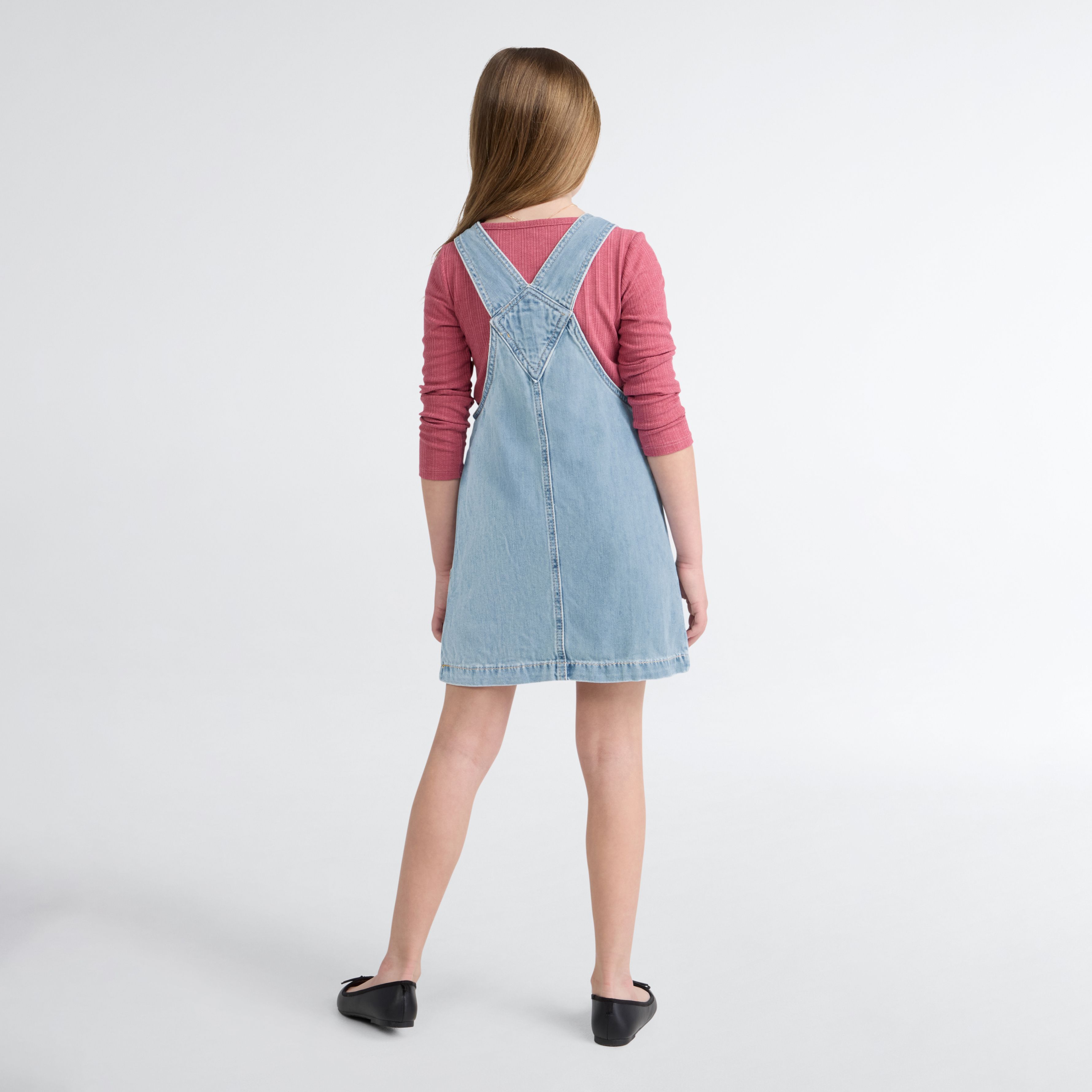 Denim Side Pocket Skirtall Little Girls 4-6 2