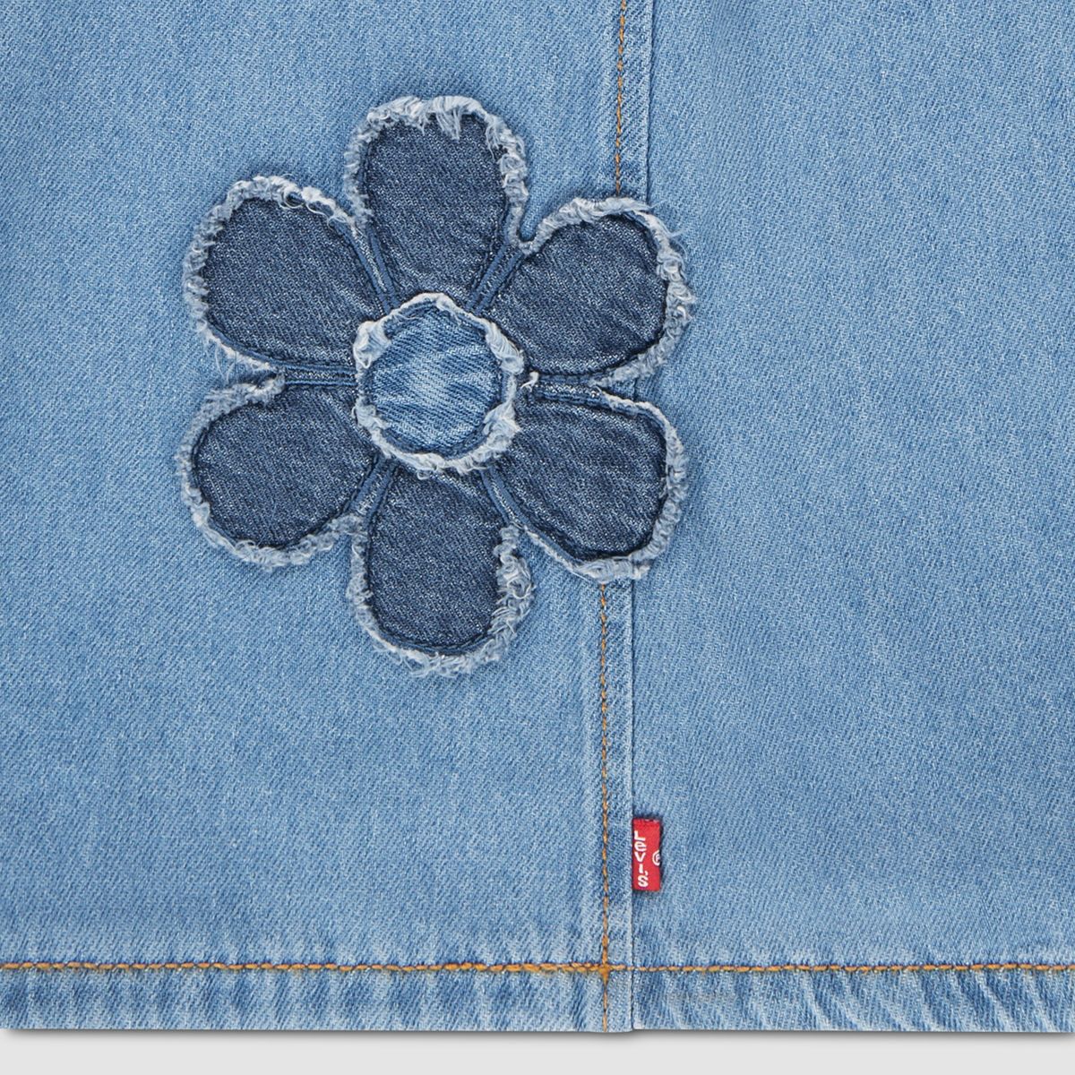 Skirtall Flower Pockets Toddler Girls 2T-4T — Clean Getaway - Medium Wash