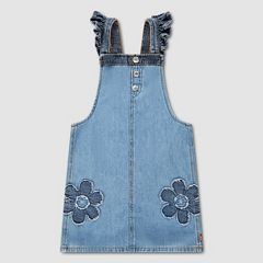 Skirtall Flower Pockets Toddler Girls 2T-4T — Clean Getaway - Medium Wash 3