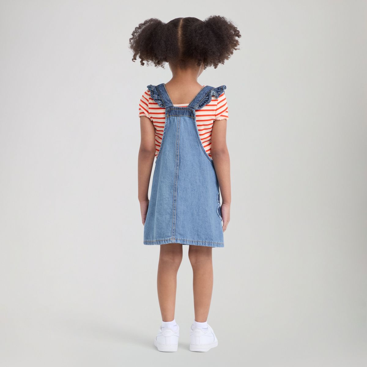Skirtall Flower Pockets Toddler Girls 2T-4T — Clean Getaway - Medium Wash