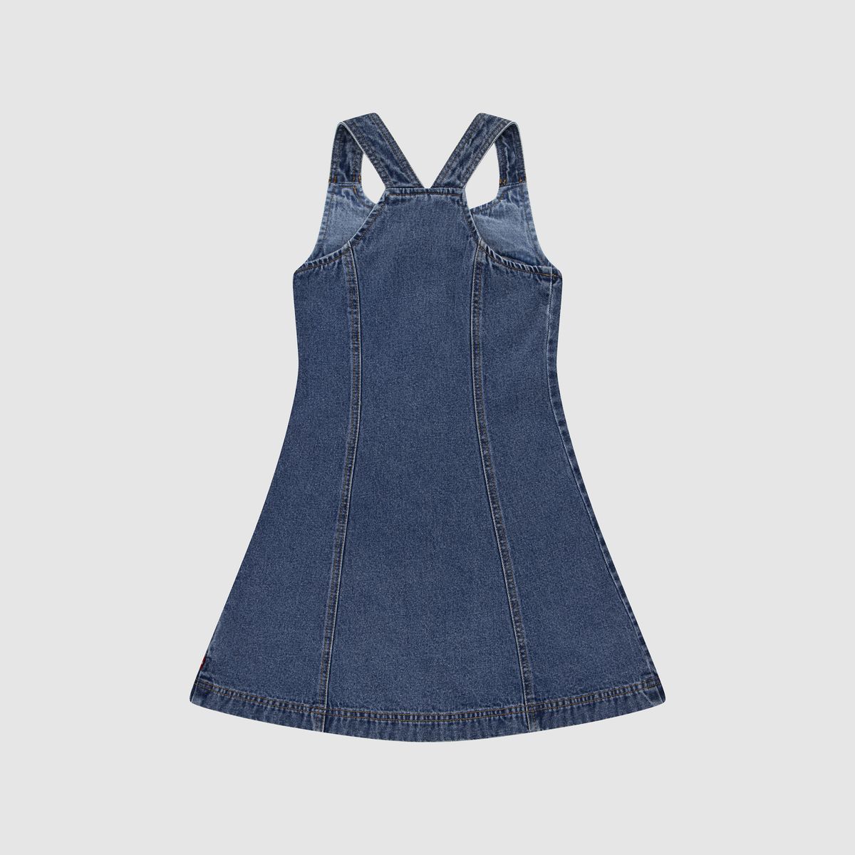 Flared Tonal Dress Big Girls 7-16 — Rodeo - Medium Wash