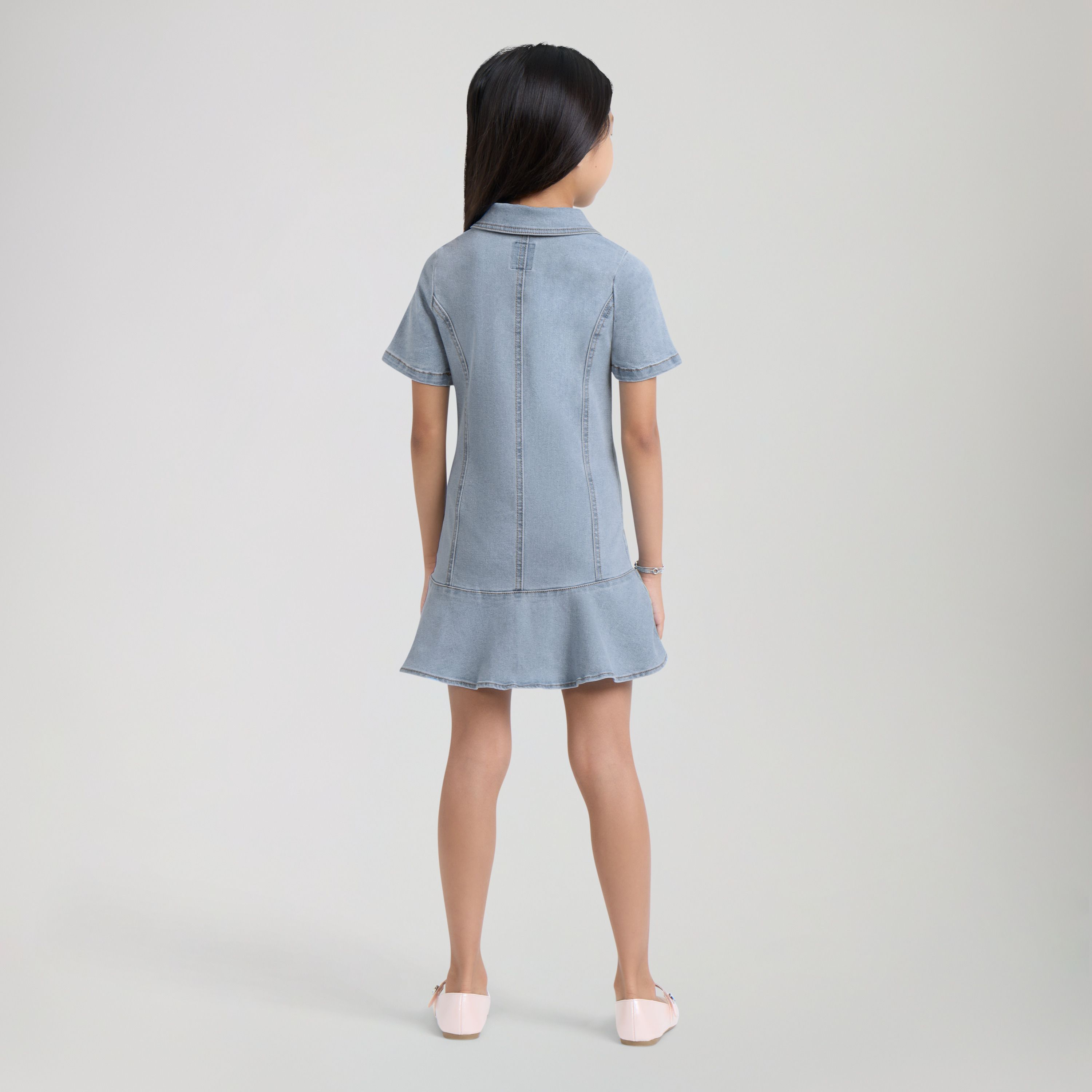 Tiered Dress Little Girls 4-6X 3
