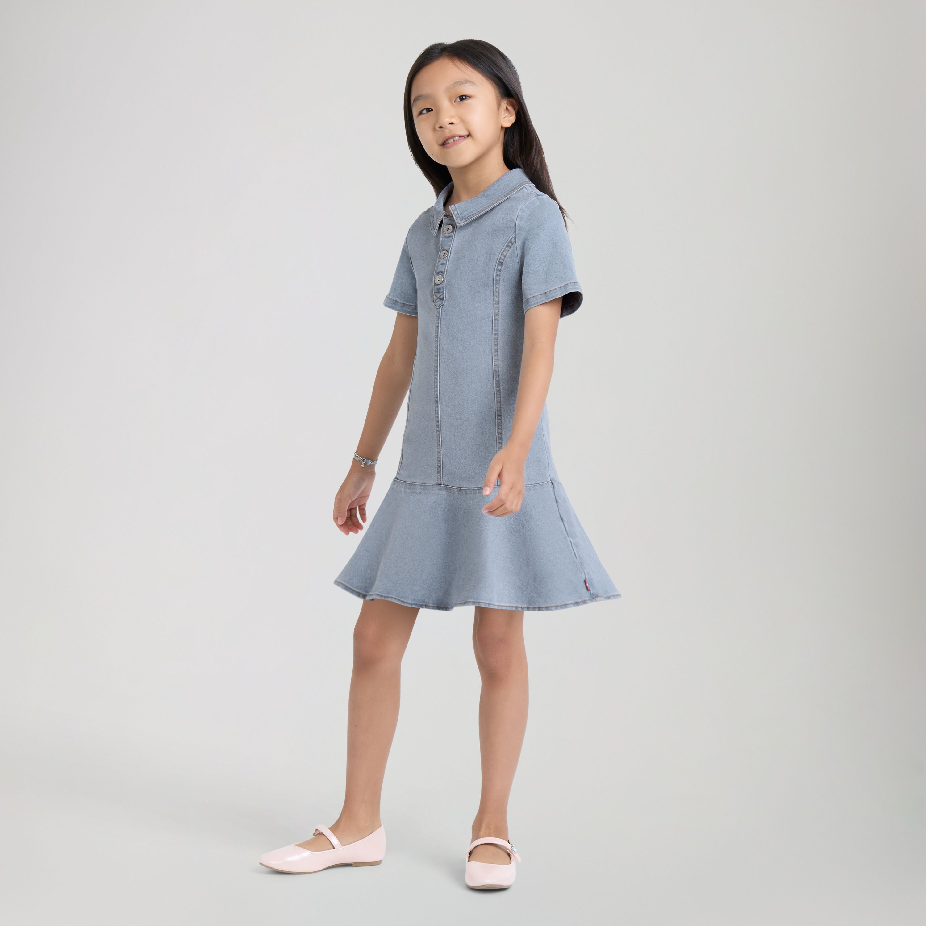 Tiered Dress Little Girls 4-6X 1