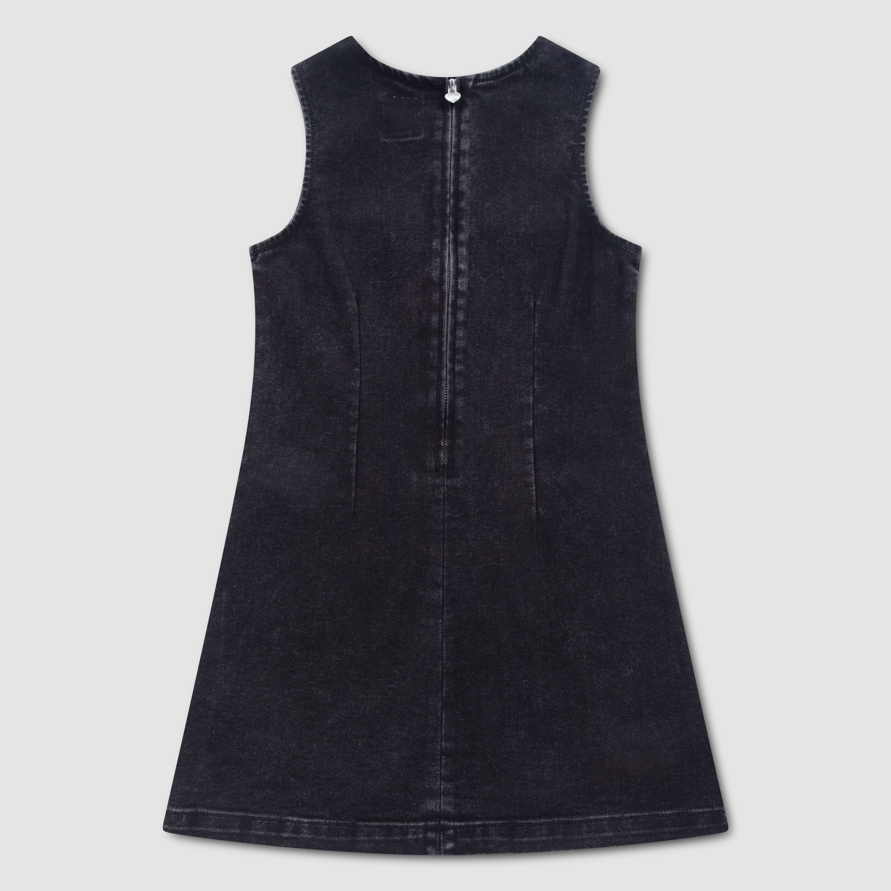 Utility Denim Dress Little Girls 4-6X 2