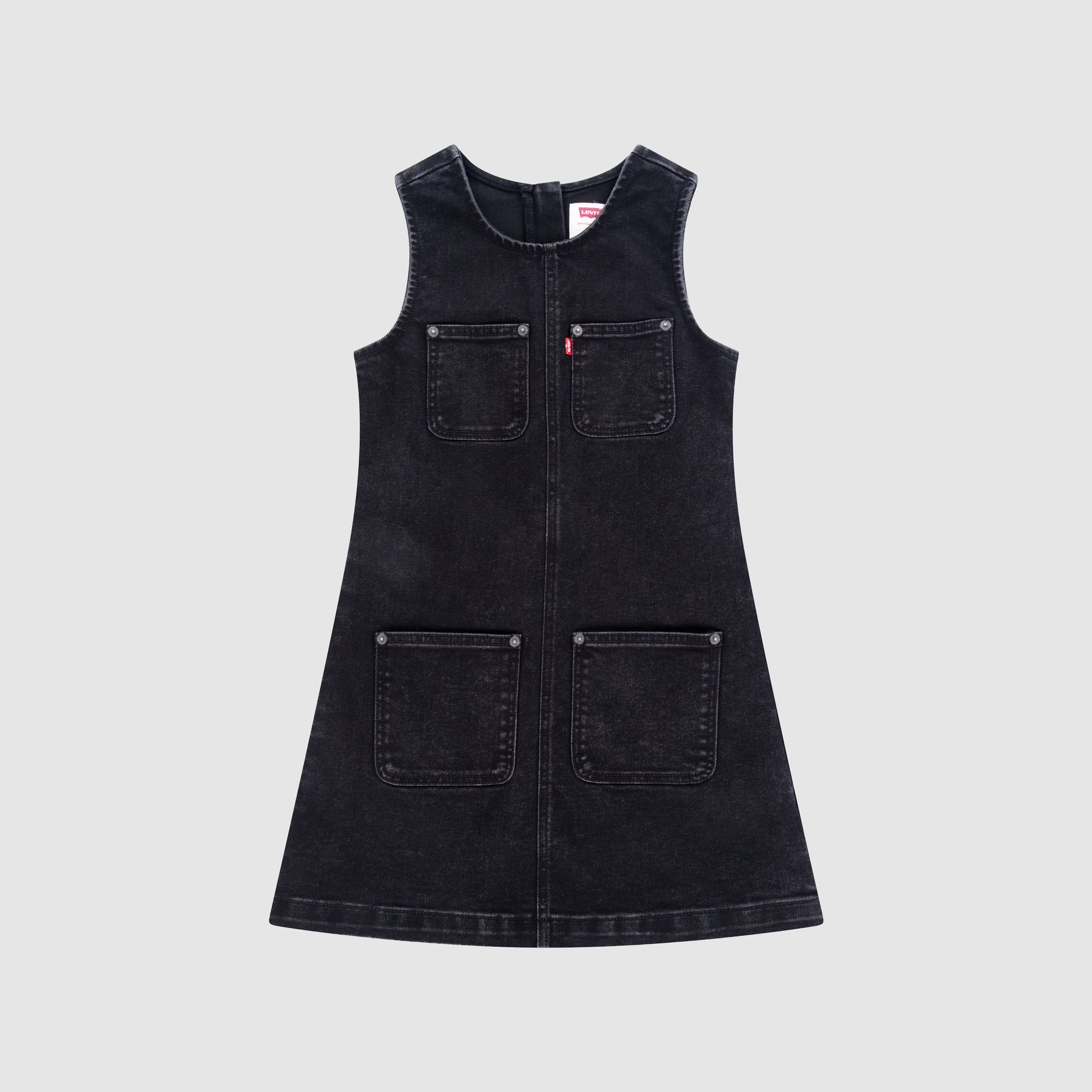 Utility Denim Dress Big Girls 7-16 1