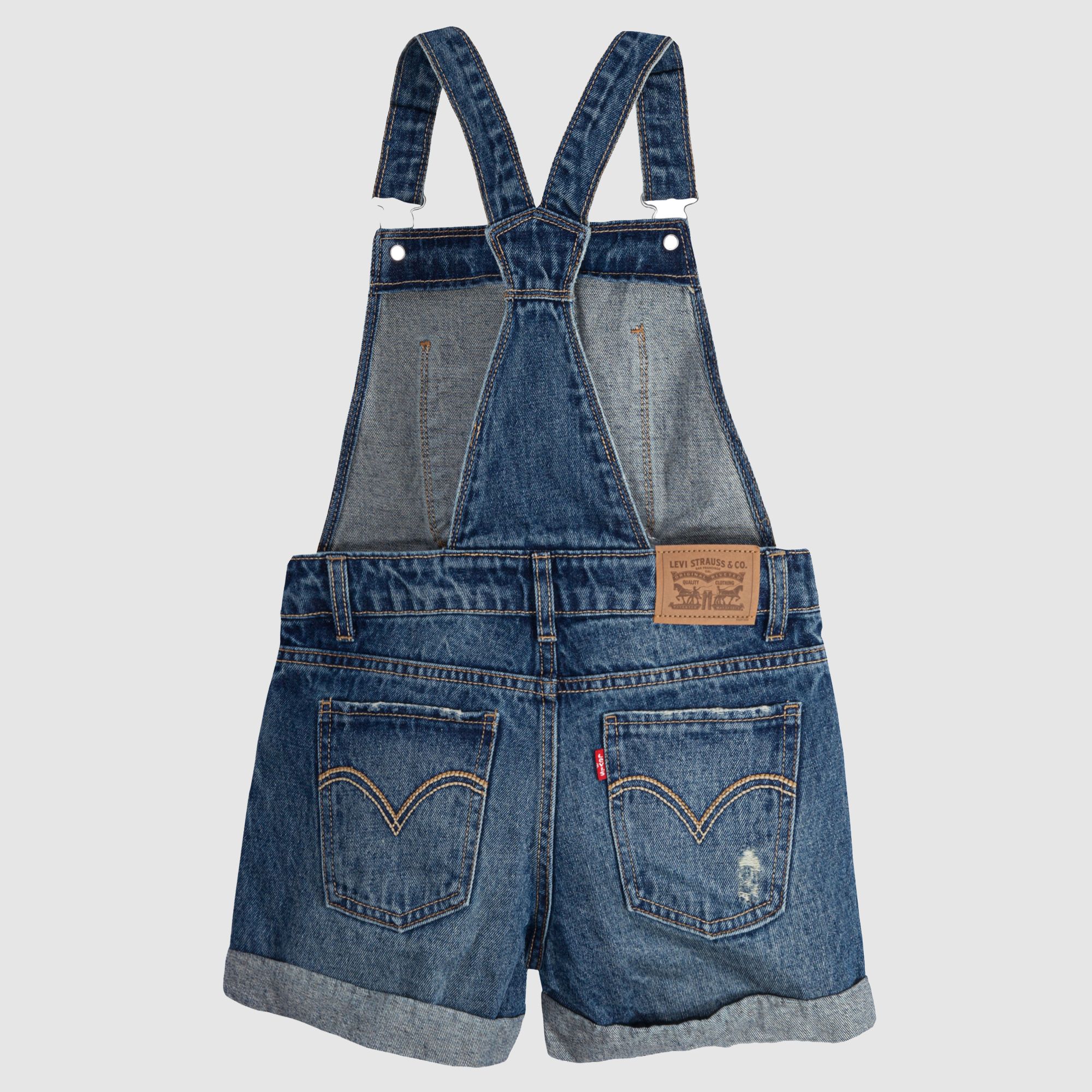 Denim Shortalls Big Girls 7-16 5