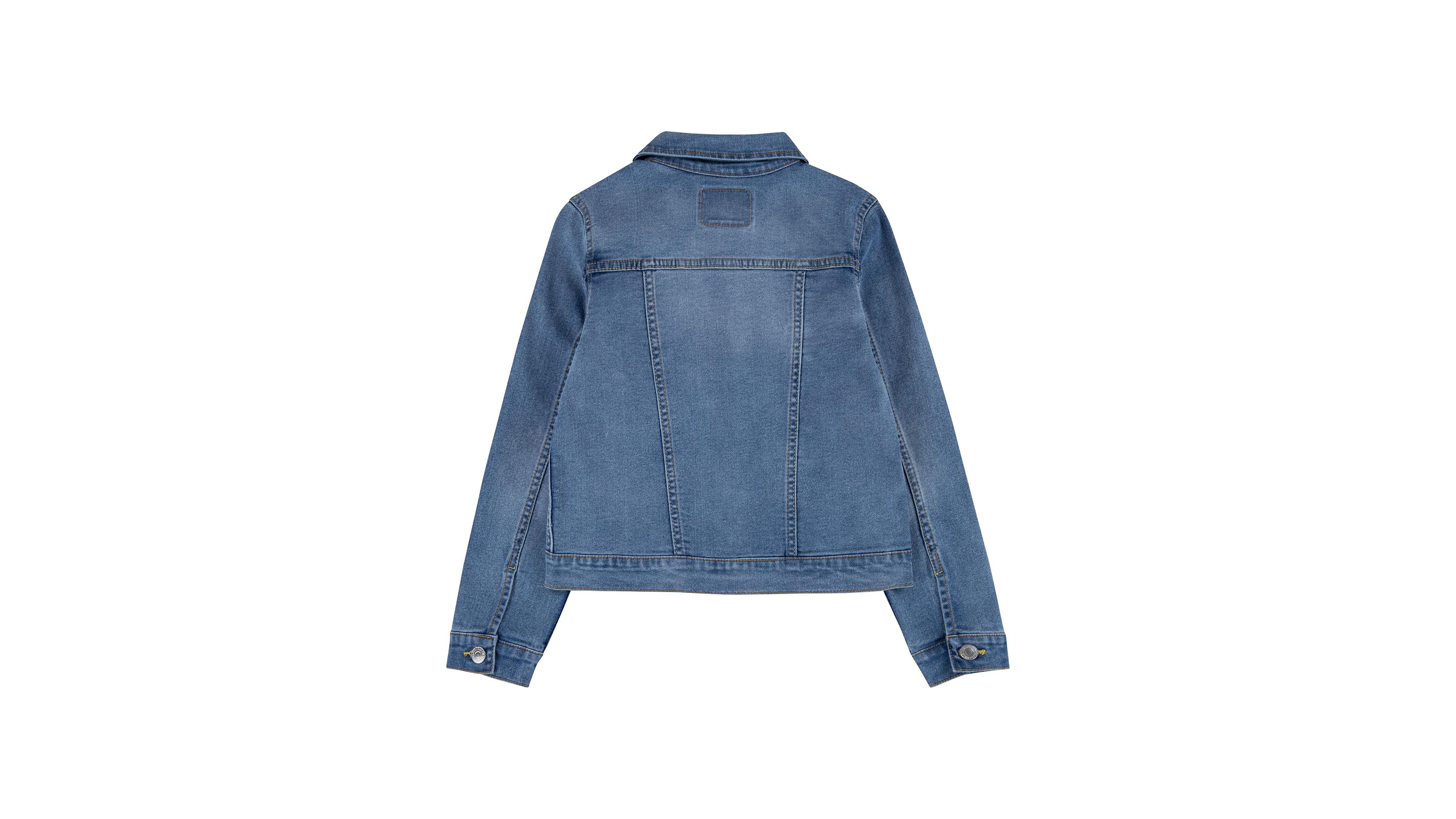 Stretch Trucker Jacket Big Girls S-XL 4