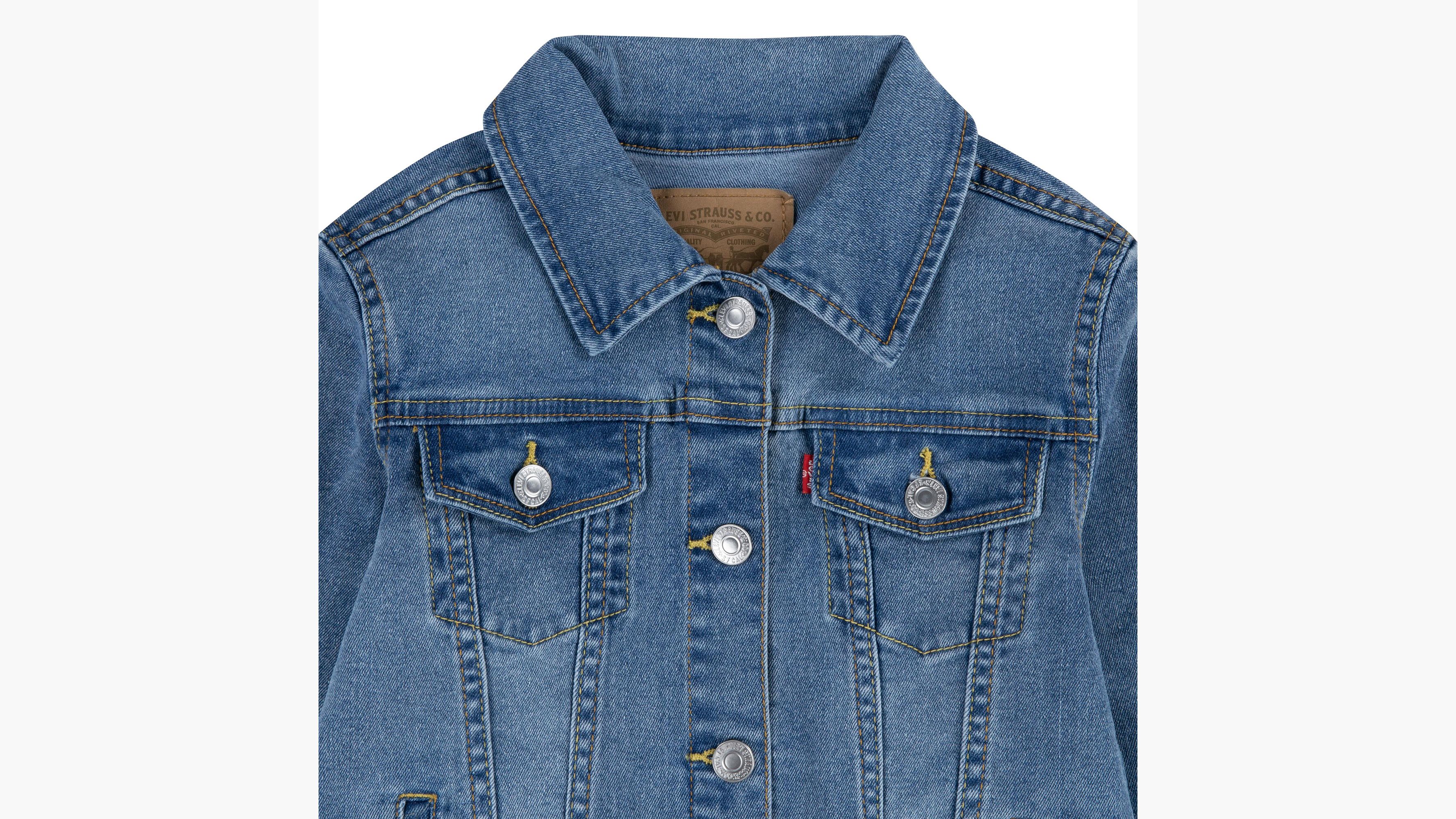 Stretch Trucker Jacket Big Girls S-XL 5