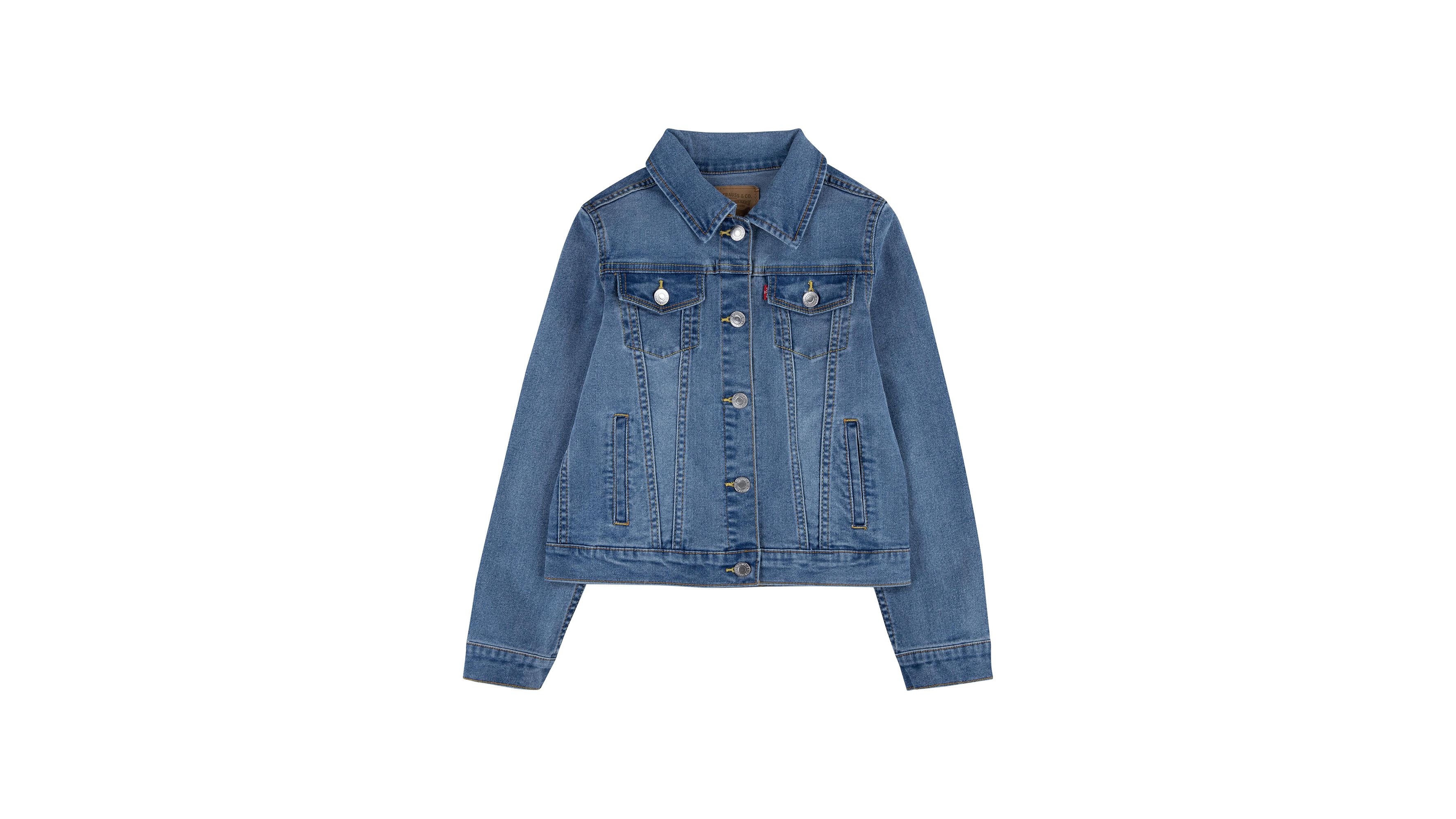 Stretch Trucker Jacket Big Girls S-XL 3