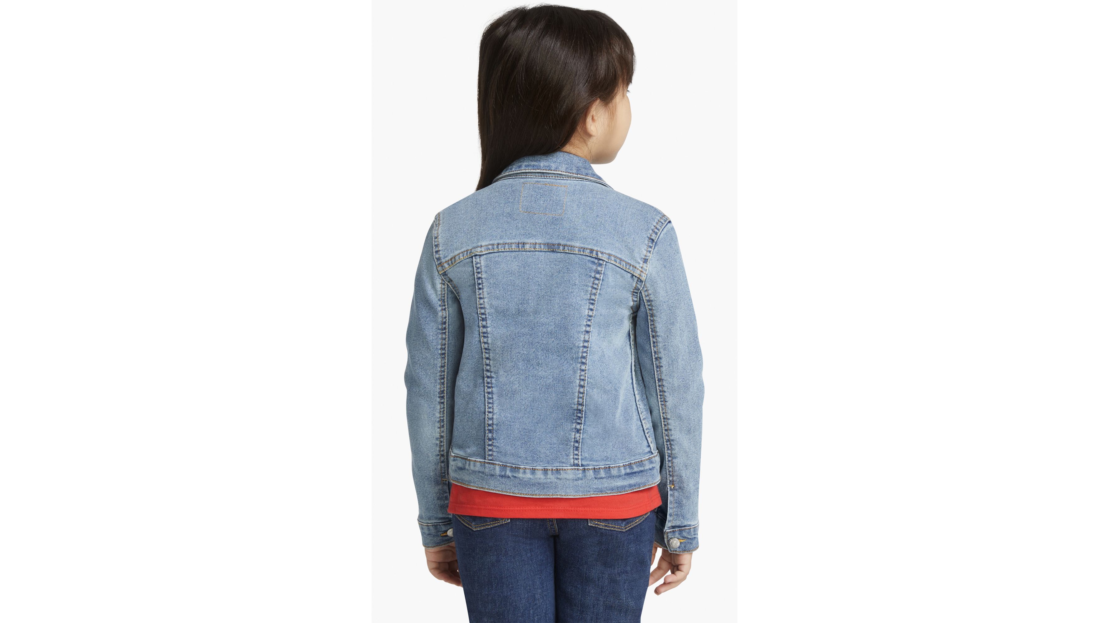 Levis Trucker Jacket Little Girls 4-6X 3