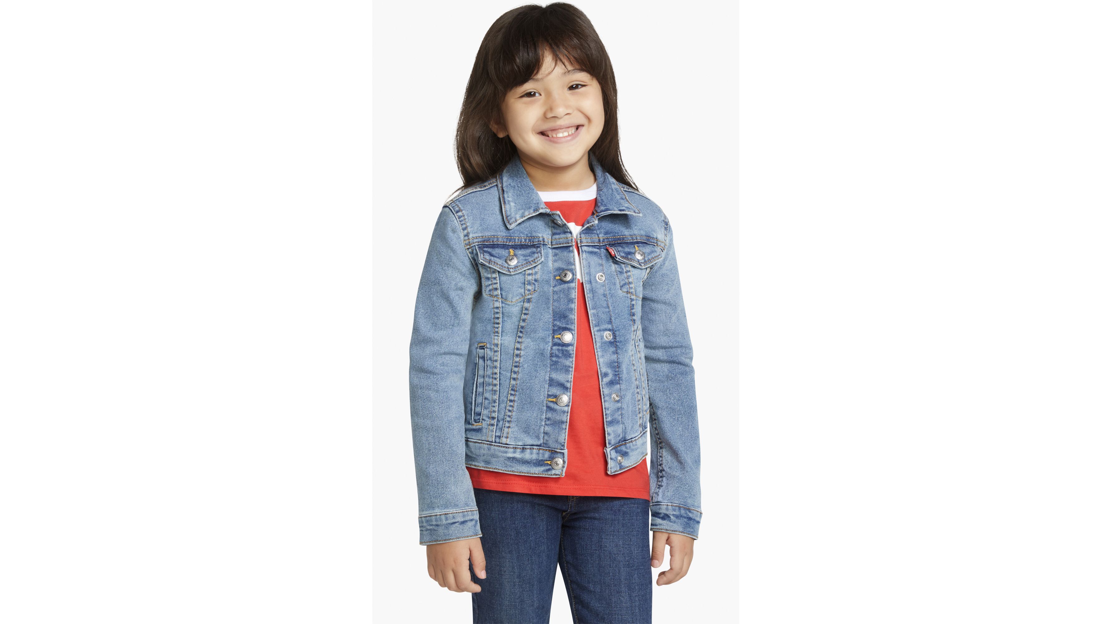 Levis Trucker Jacket Little Girls 4-6X 2