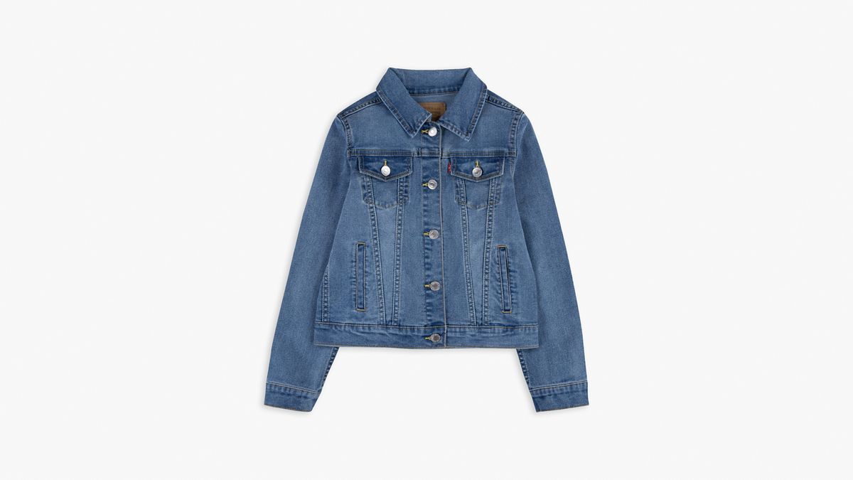 Trucker Jacket Toddler Girls 2T-4T — Matter of Fact - Blue