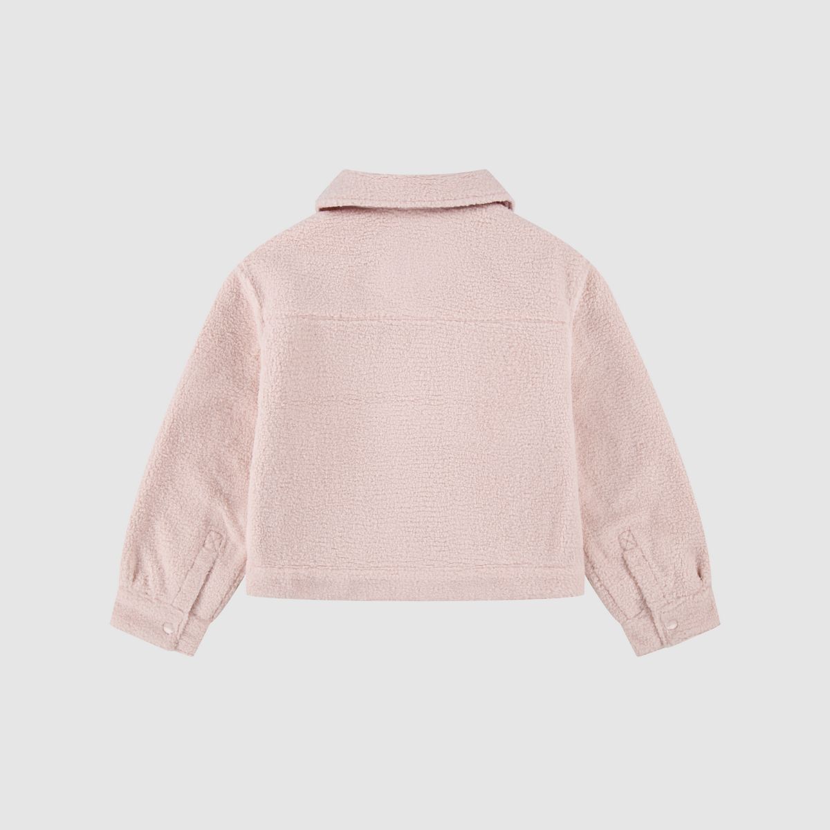 Sherpa Trucker Jacket Little Girls 4-6X — Lotus - Pink