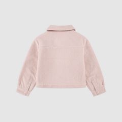 Sherpa Trucker Jacket Little Girls 4-6X — Lotus - Pink 2