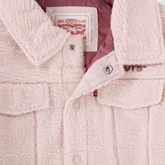 Sherpa Trucker Jacket Little Girls 4-6X — Lotus - Pink 5