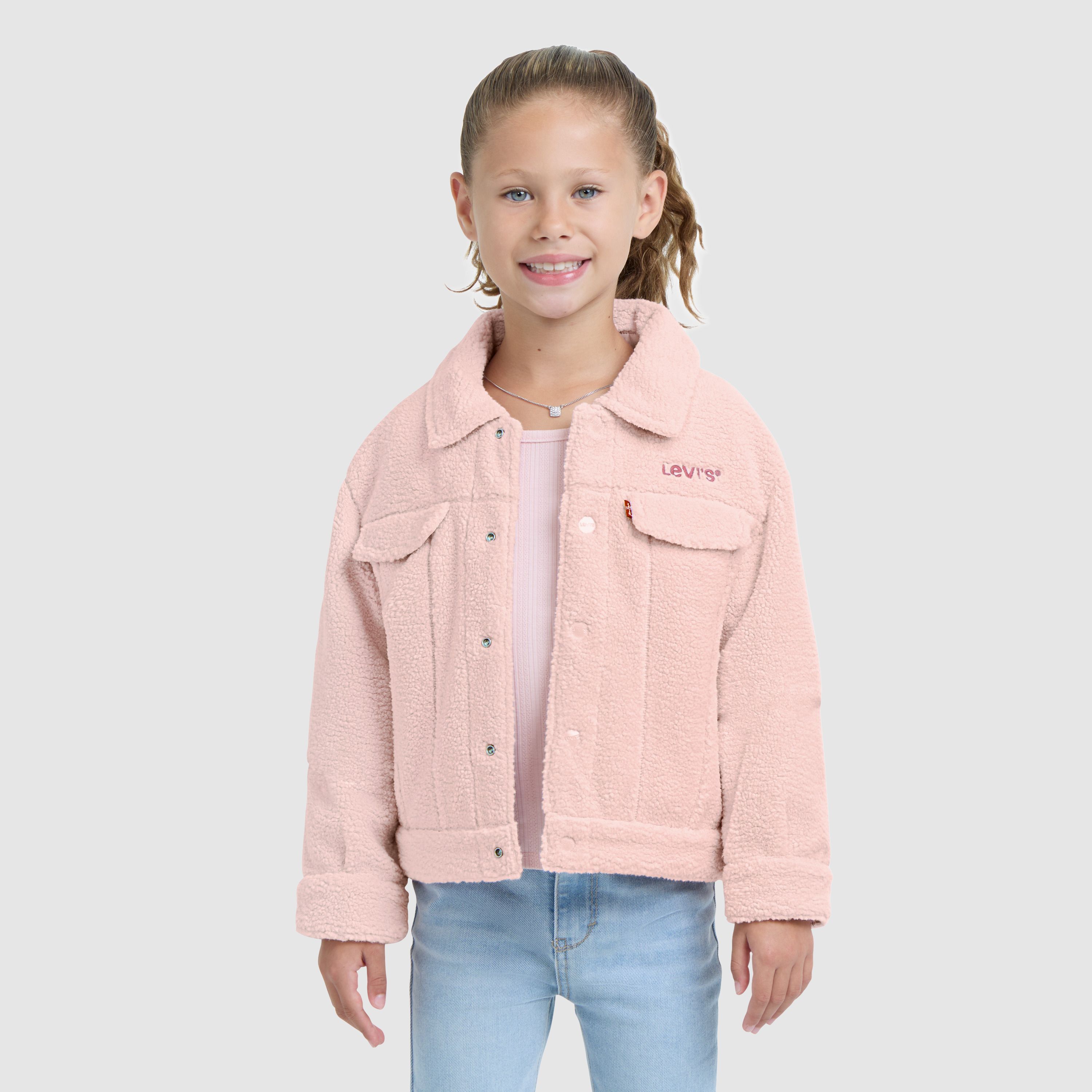 Sherpa Trucker Jacket Little Girls 4-6X 2