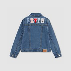 Fashion Trucker Toddler Girls 2T-4T — Blue - Medium Wash 2