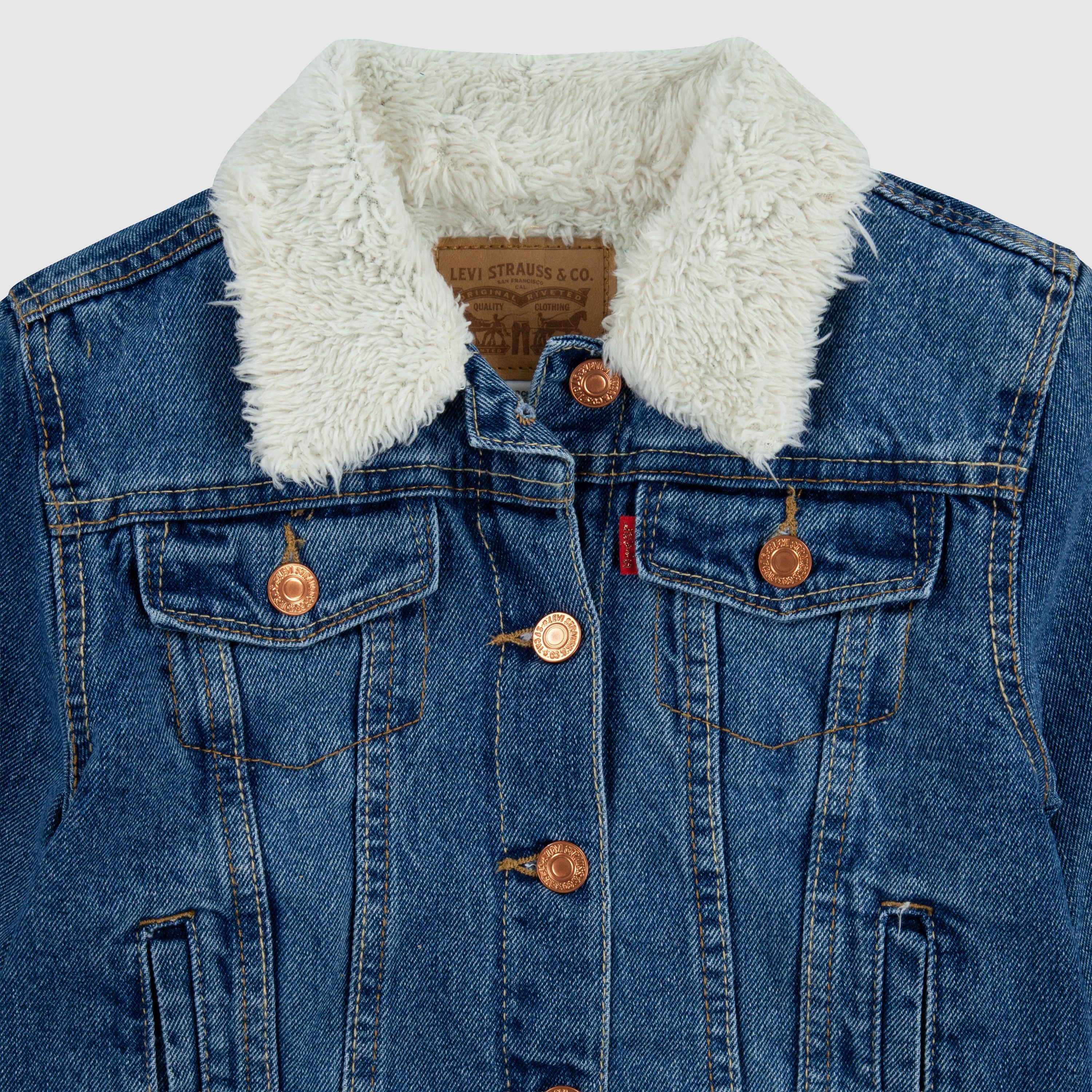 Sherpa Trucker Jacket Big Girls S-XL 5
