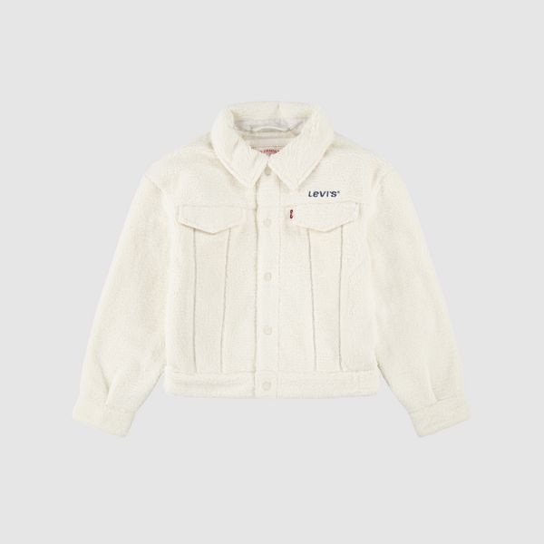 Sherpa Trucker Jacket Big Girls 7-16 — Levi's Egret