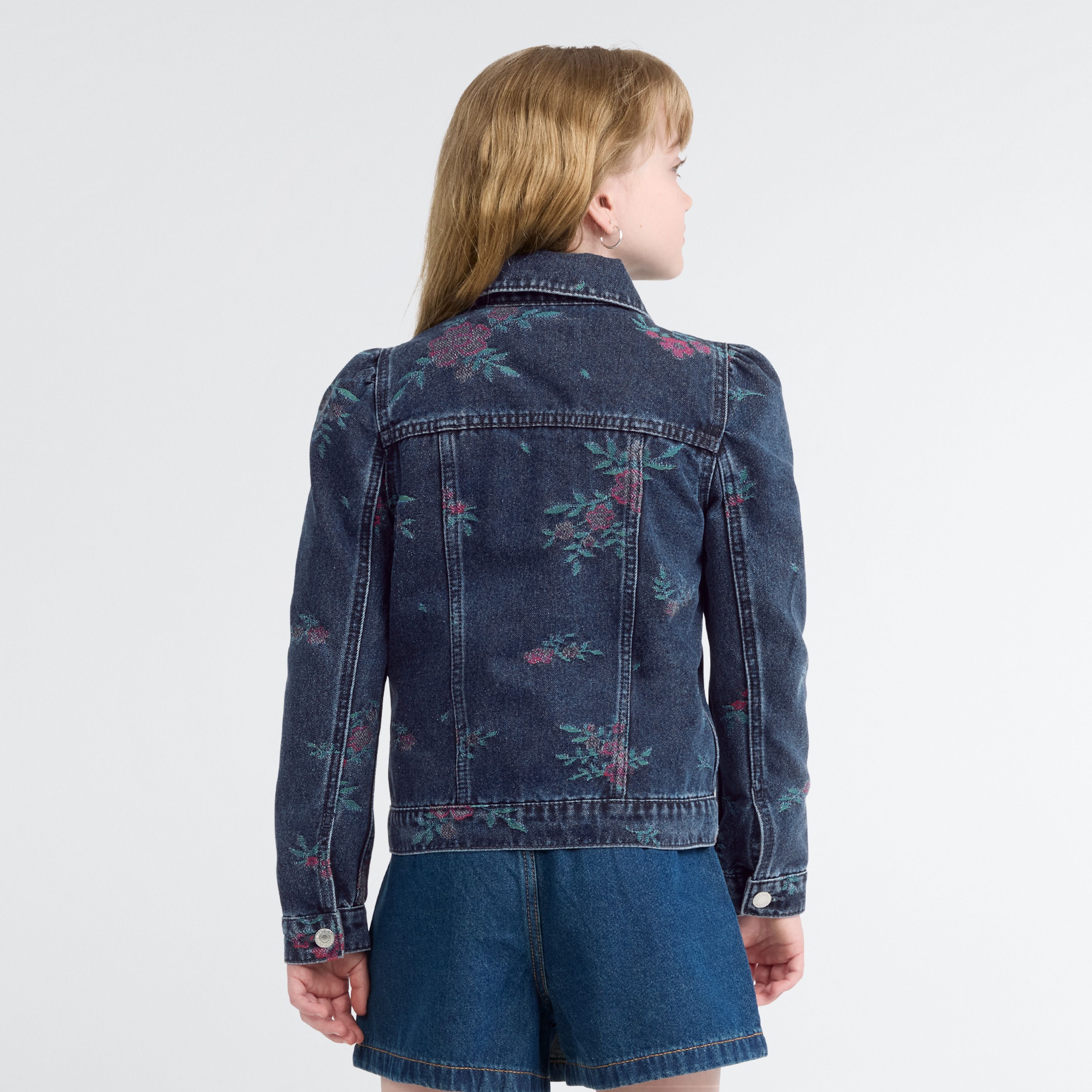 Bow Trucker Jacket Big Girls 7-16 3