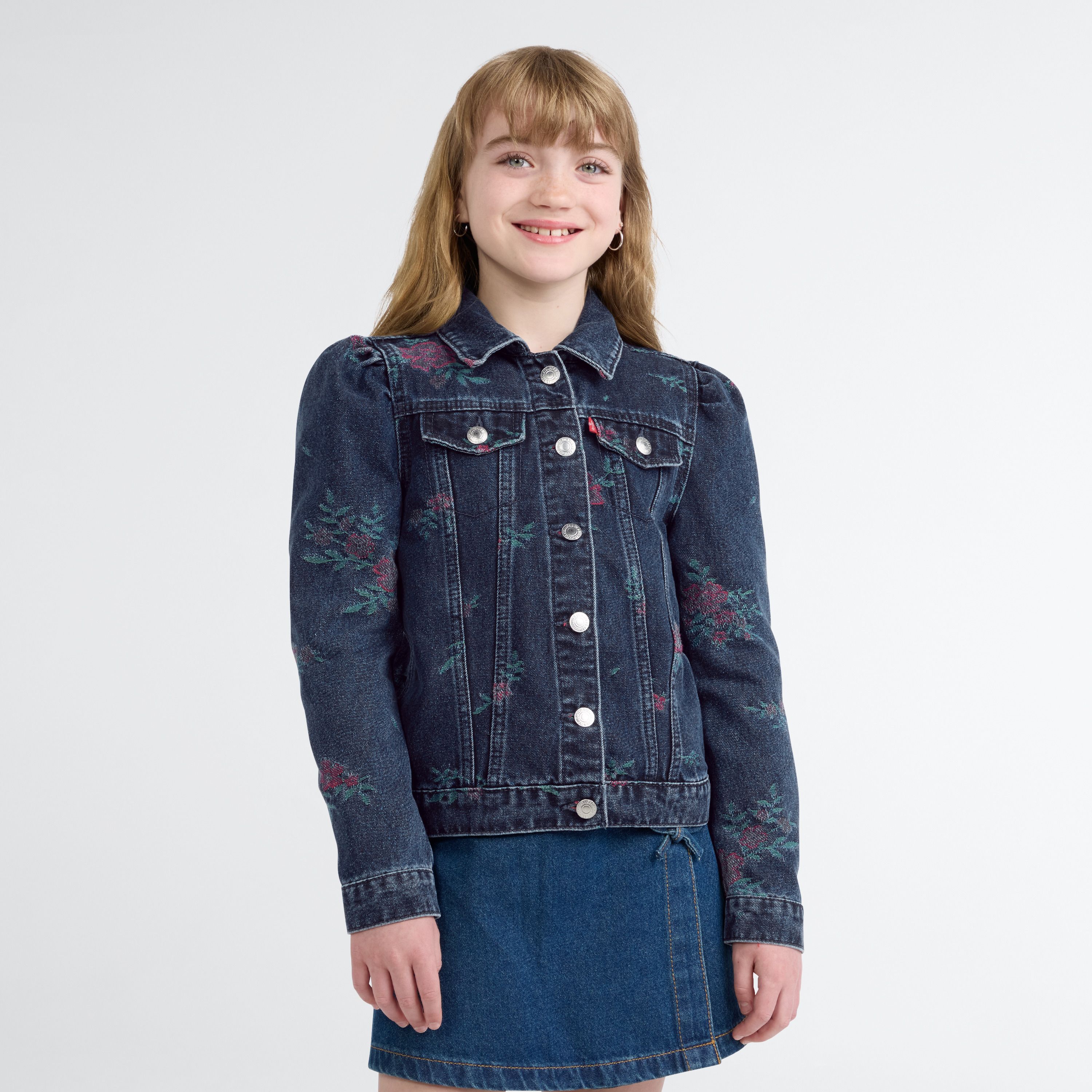Bow Trucker Jacket Big Girls 7-16 15
