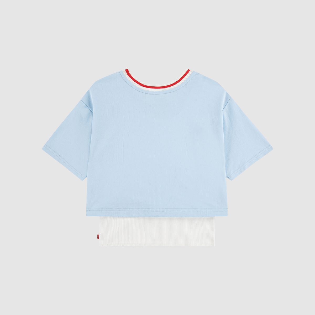 Layered Crew with Tank Big Girls 7-16 — Angel Falls - Blue
