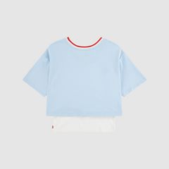Layered Crew with Tank Big Girls 7-16 — Angel Falls - Blue 5