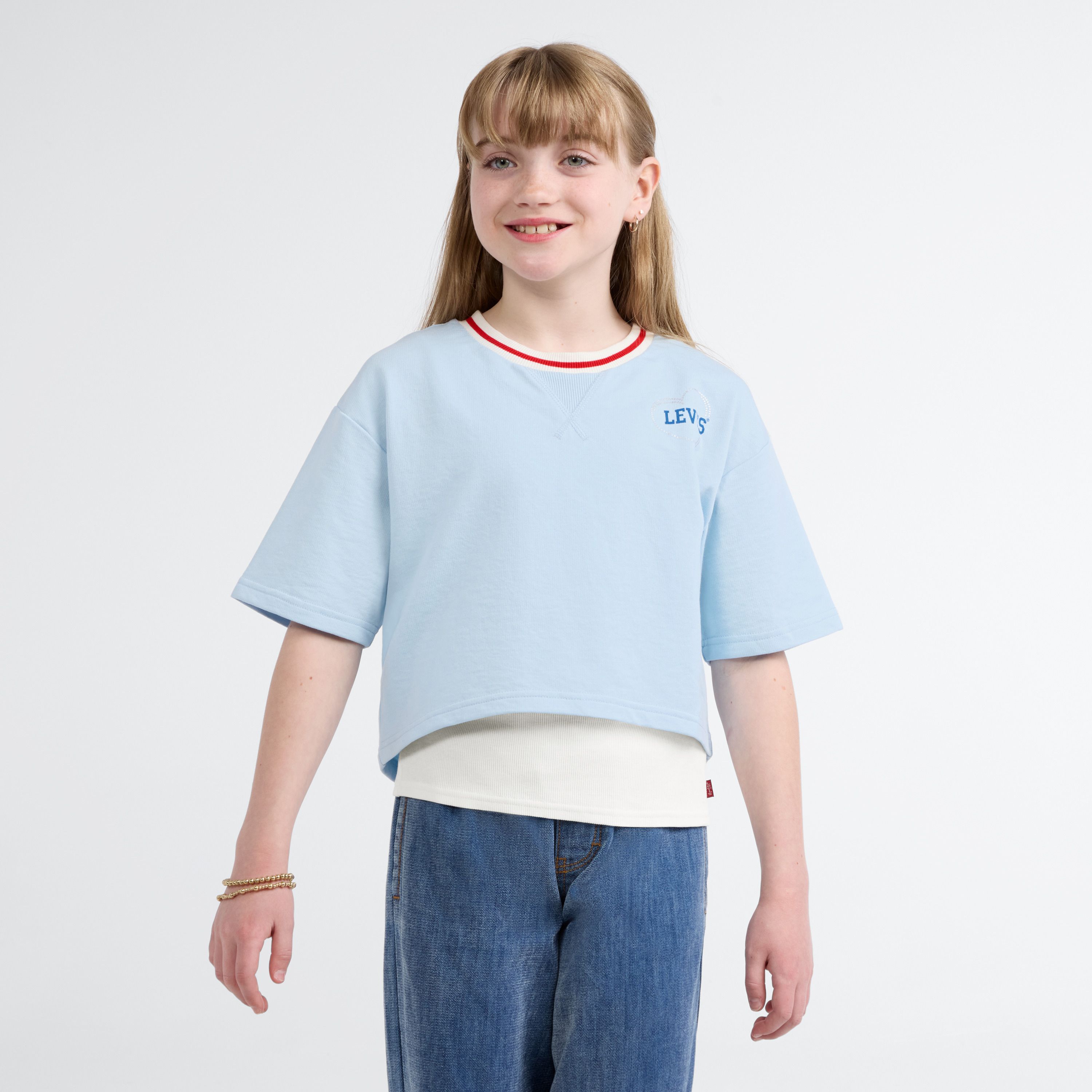 Layered Crew Tank Big Girls 7-16 12