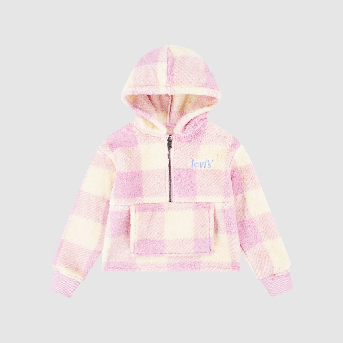 Levi's® Sherpa Big Girls Hoodie S-XL — Begonia Pink