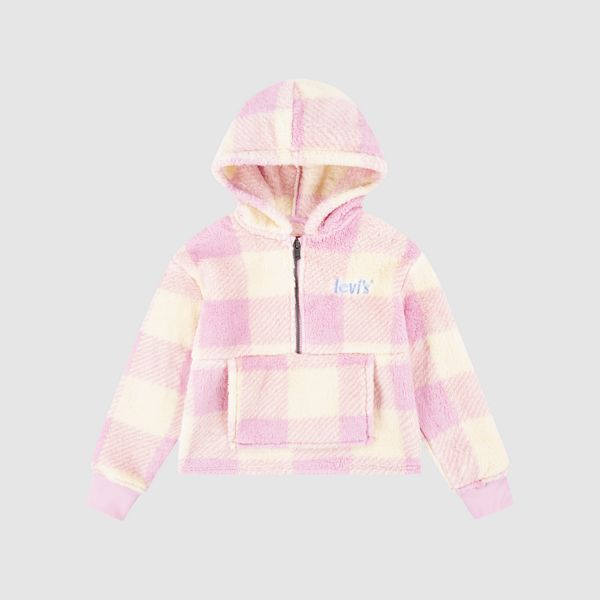 Levi's® Sherpa Big Girls Hoodie S-XL — Begonia Pink