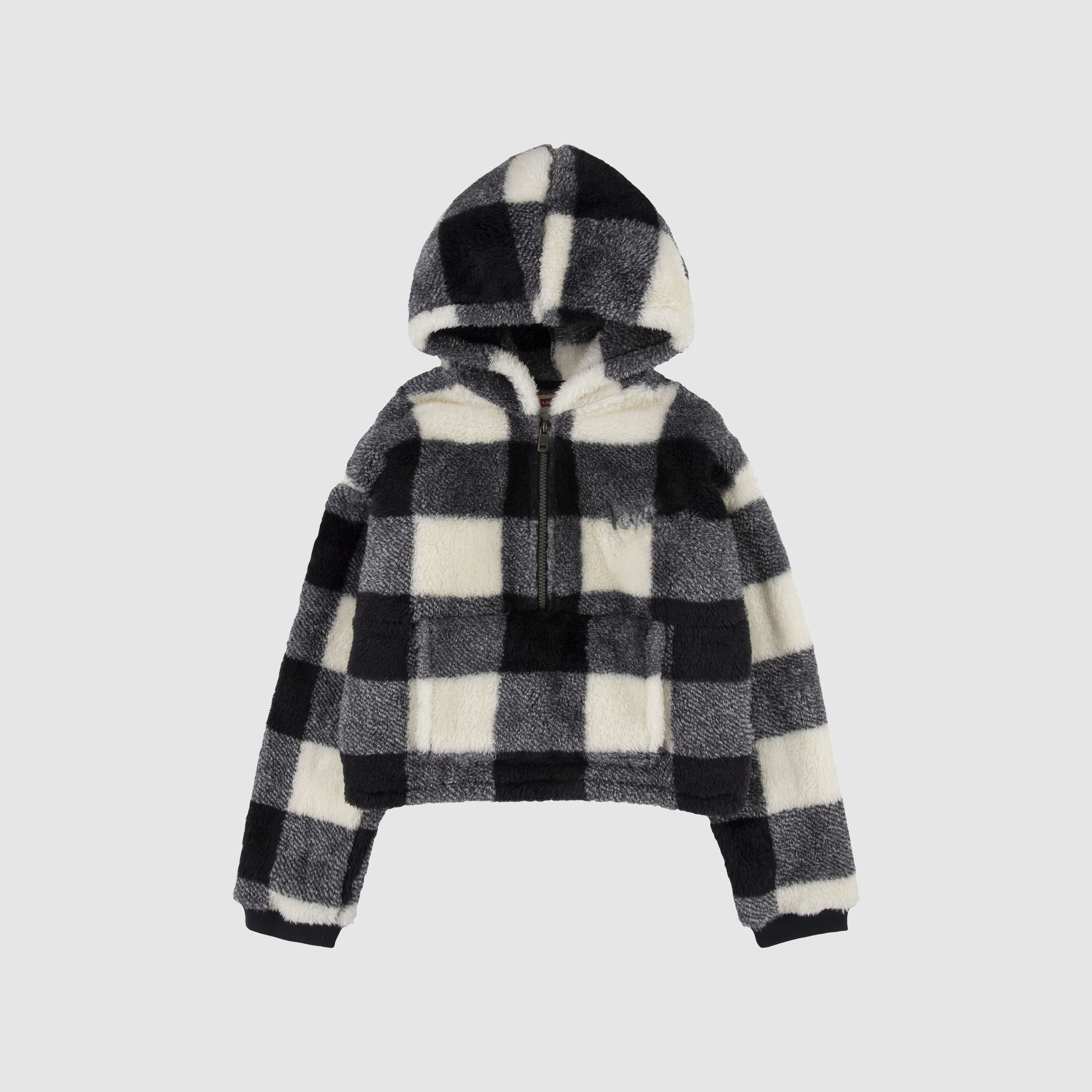 Levi's® Sherpa Big Girls Hoodie S-xl - Black | Levi's® US