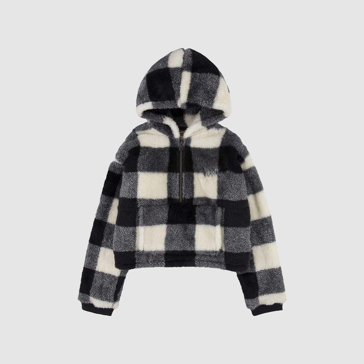 Levi's® Sherpa Big Girls Hoodie S-XL — Black