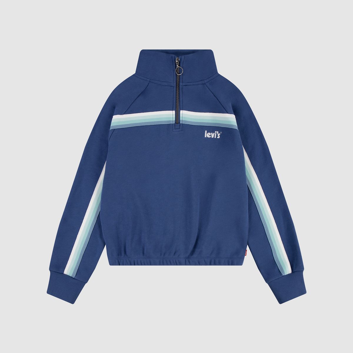 Meet And Greet Quarter Zip Big Girls 7-16 — True Navy - Blue
