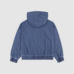 Denim Hoodie Big Girls 7-16 — Dance Around - Blue 5