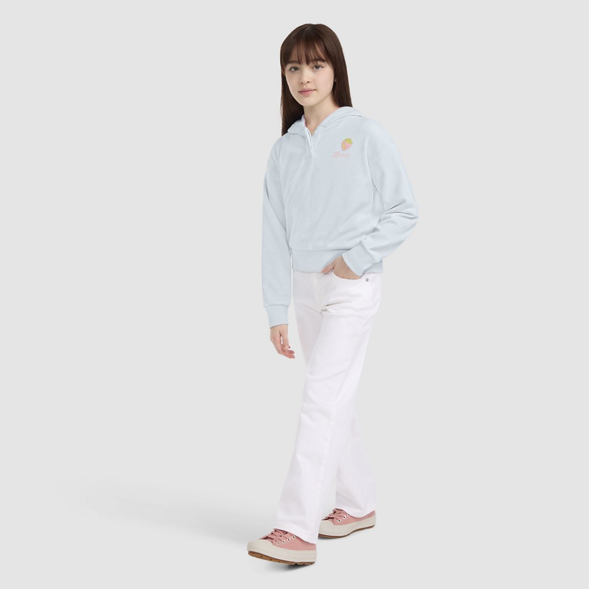 Meet and Greet Graphic Hoodie Big Girls 7-16 — Country Air - Multi-Color