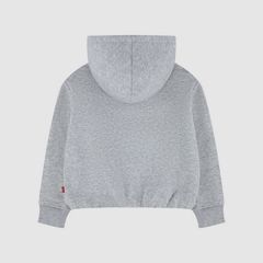 Meet And Greet Bubble Hoodie Little Girls 4-6X — Light Gray Heather - Charcoal 2