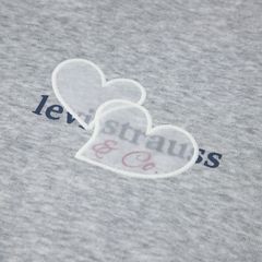 Meet And Greet Bubble Hoodie Little Girls 4-6X — Light Gray Heather - Charcoal 3