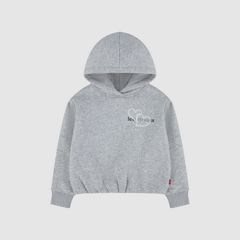 Meet And Greet Bubble Hoodie Little Girls 4-6X — Light Gray Heather - Charcoal 1