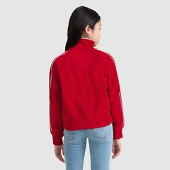 Meet And Greet Half Zip Big Girls 7-16 — Mars Red - Red 3