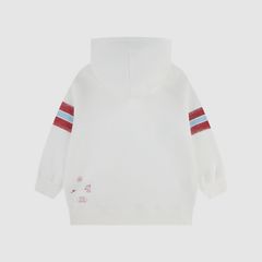 Meet And Greet Bubble Hoodie Little Girls 4-6X — Egret - White 2