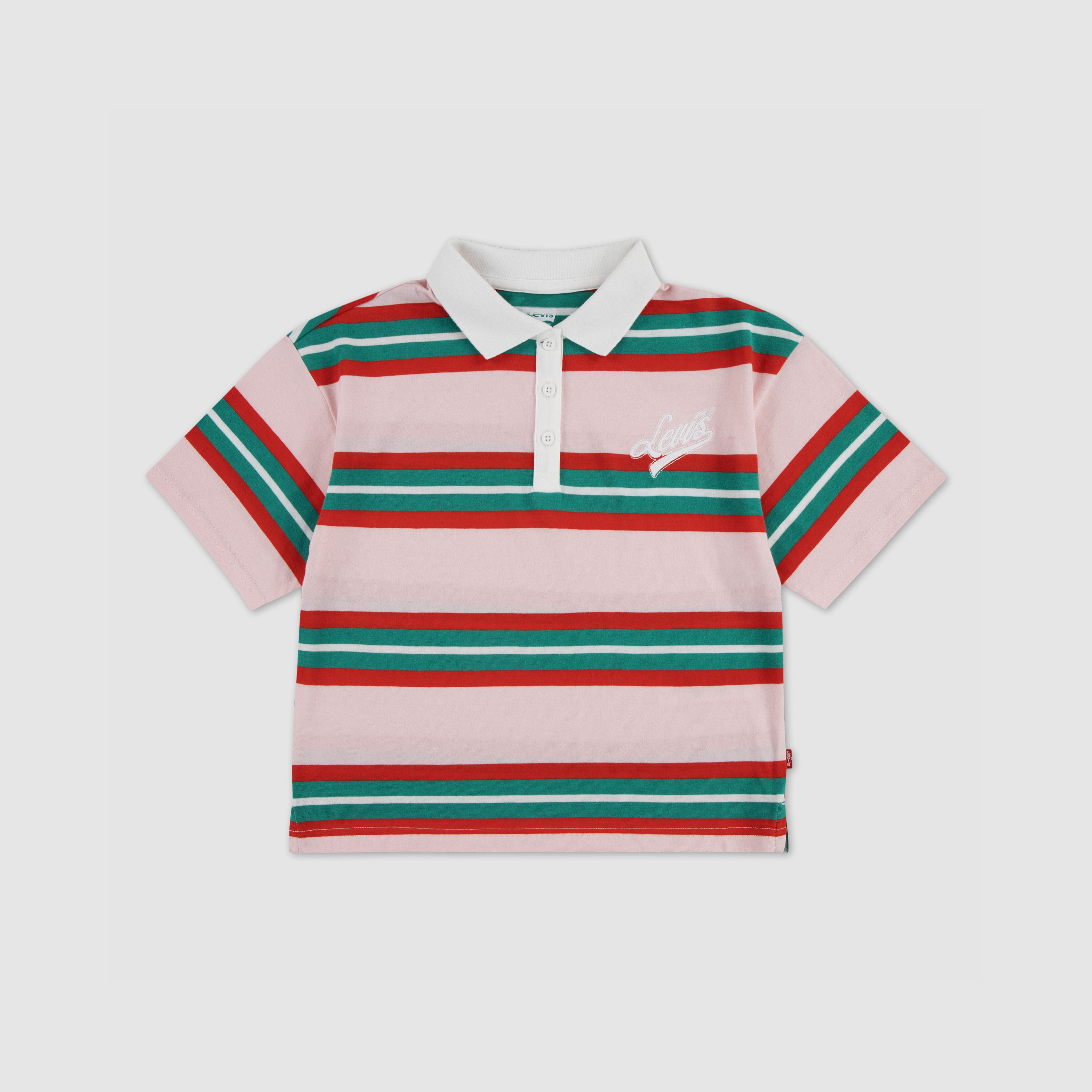 Polo Knit Top Big Girls S-XL 4