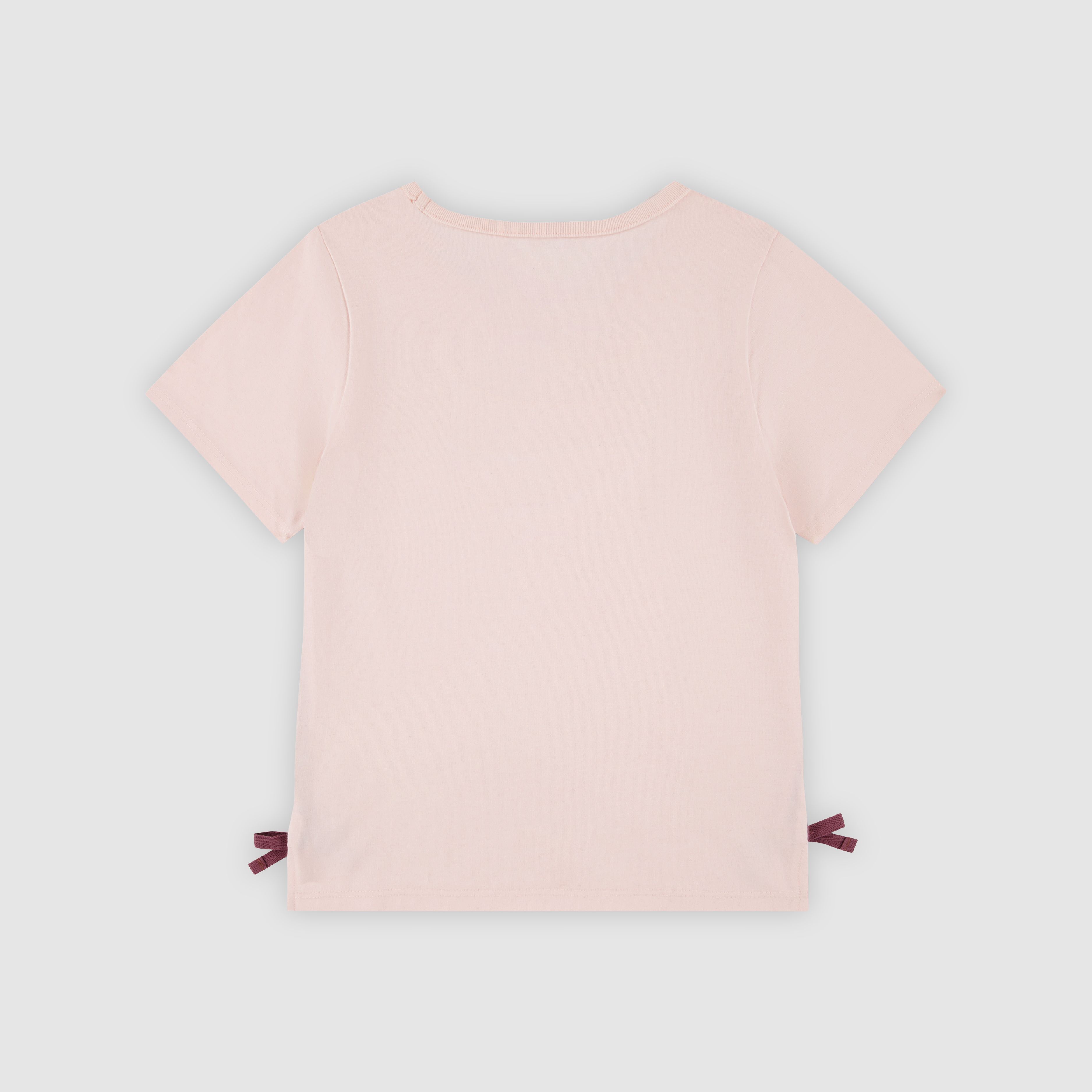 Short Sleeve Boot Icon Knit Top Big Girls 7-16 7