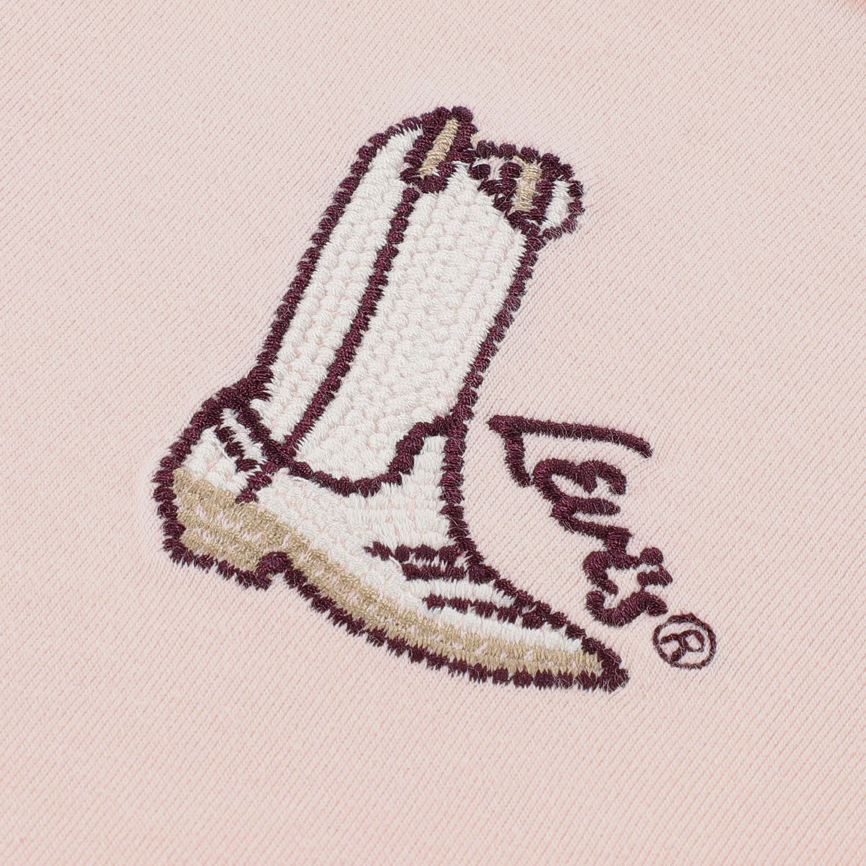 Short Sleeve Boot Icon Knit Top Big Girls 7-16 8
