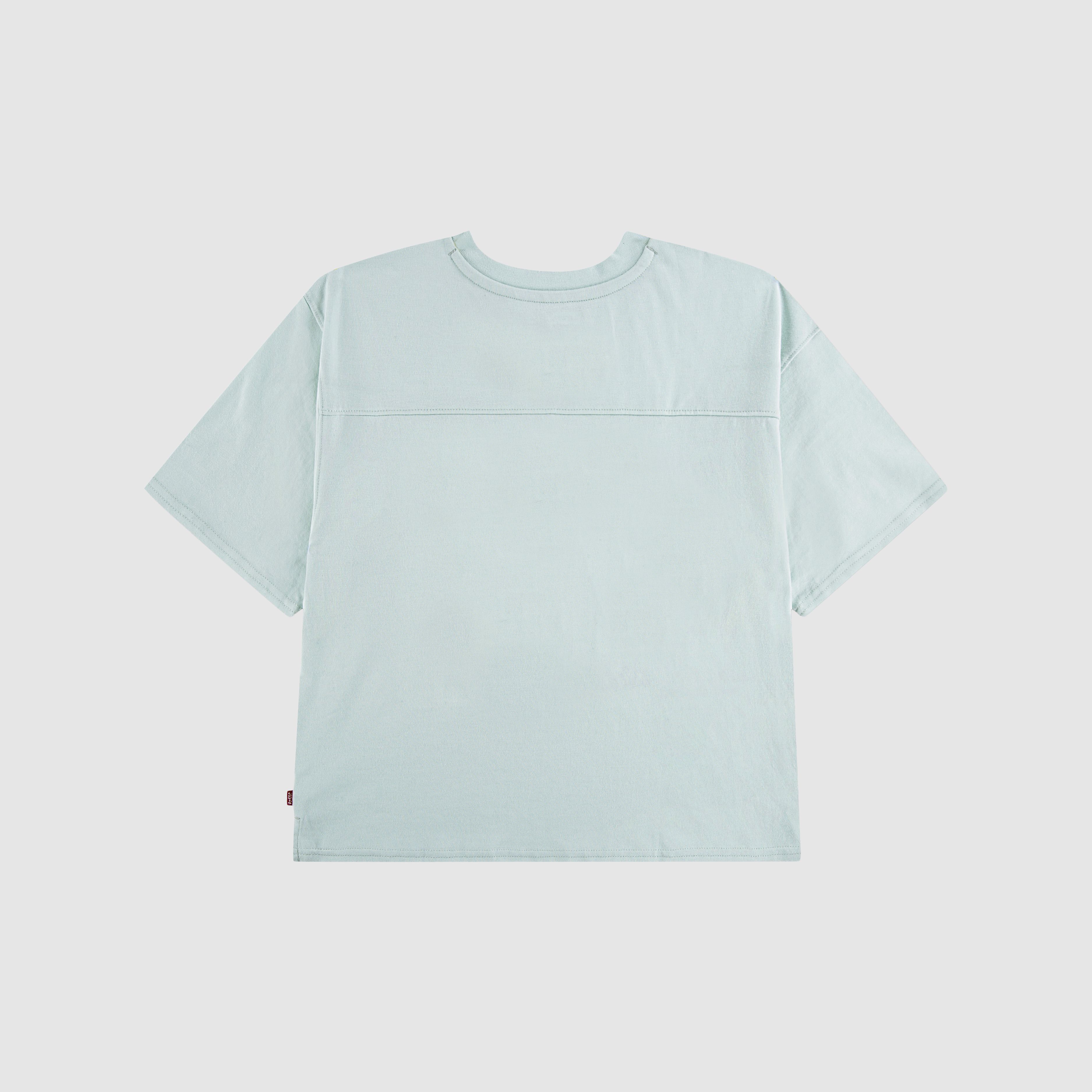 Short Sleeve Oversized Football Knit Top Big Girls 7-16 2