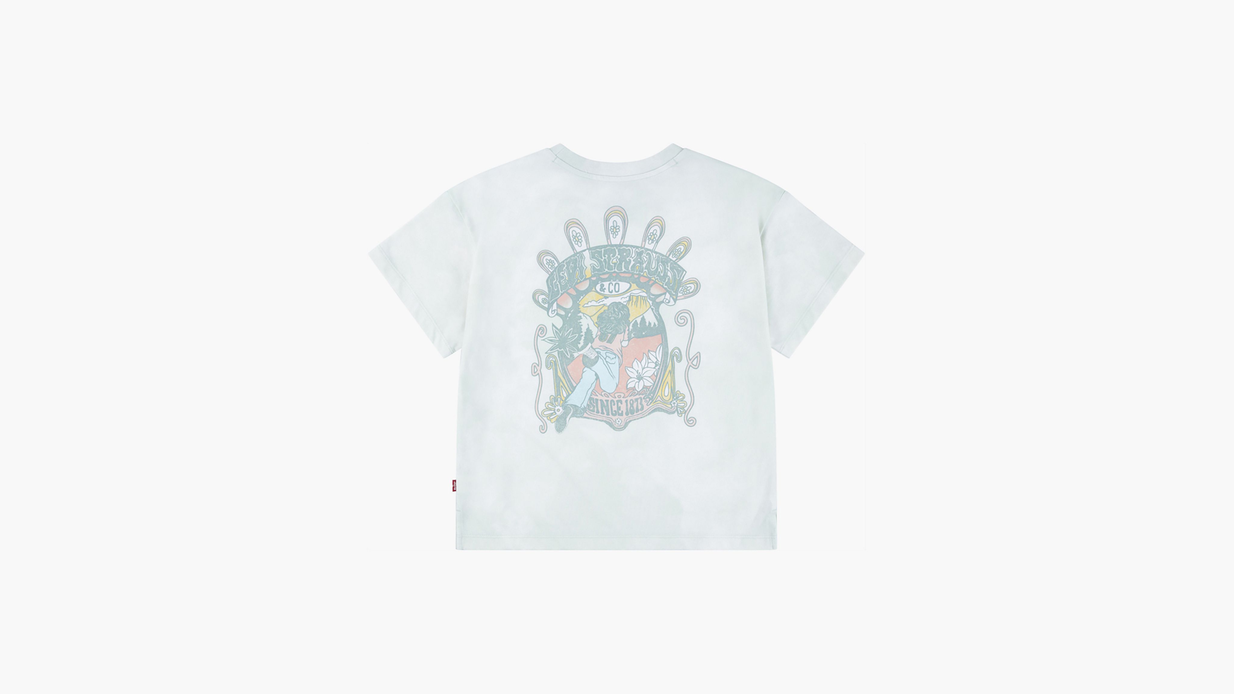 Oversized Cloud Dye Tee Big Girls S-XL 2