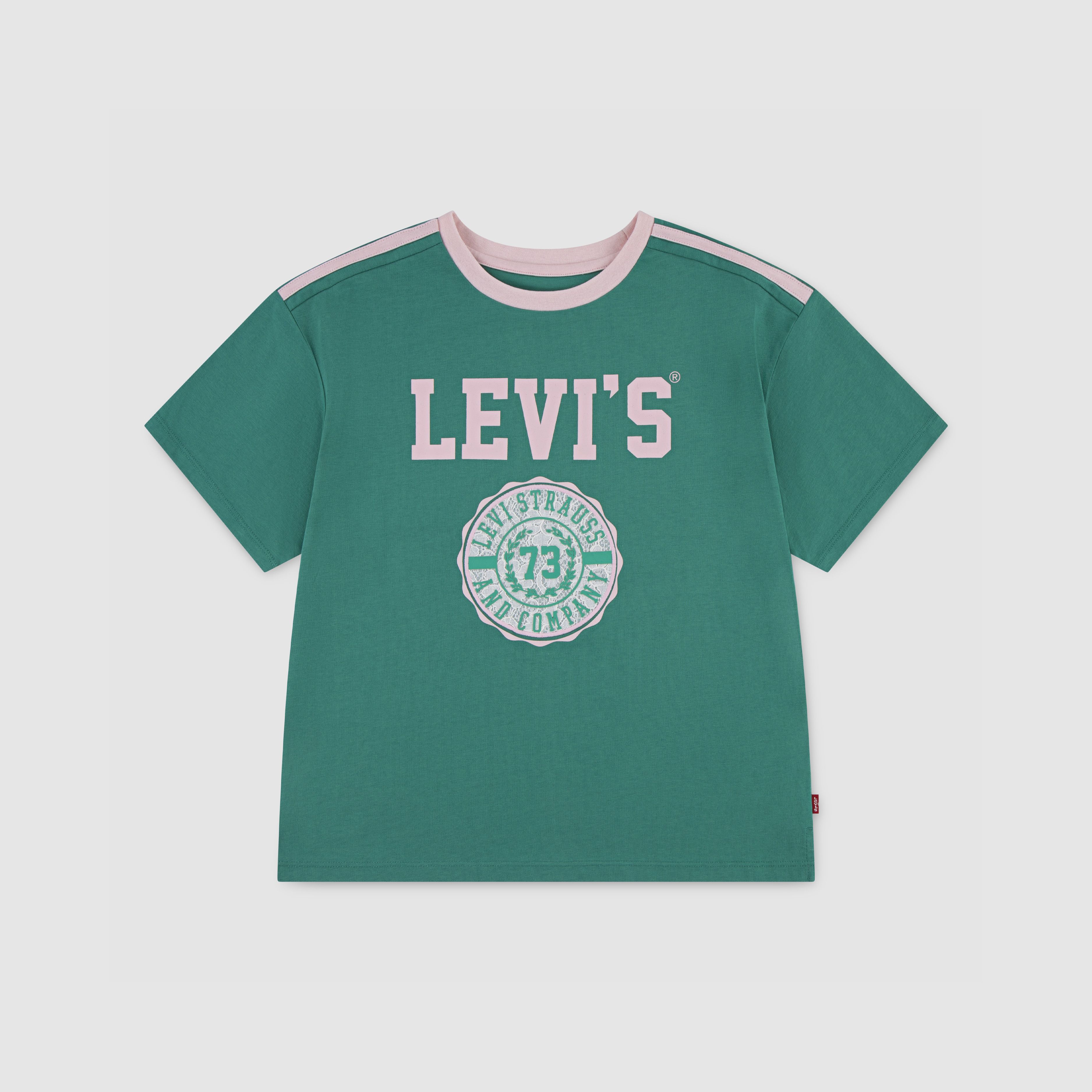 Sporty Oversized Tee Big Girls S-XL 4