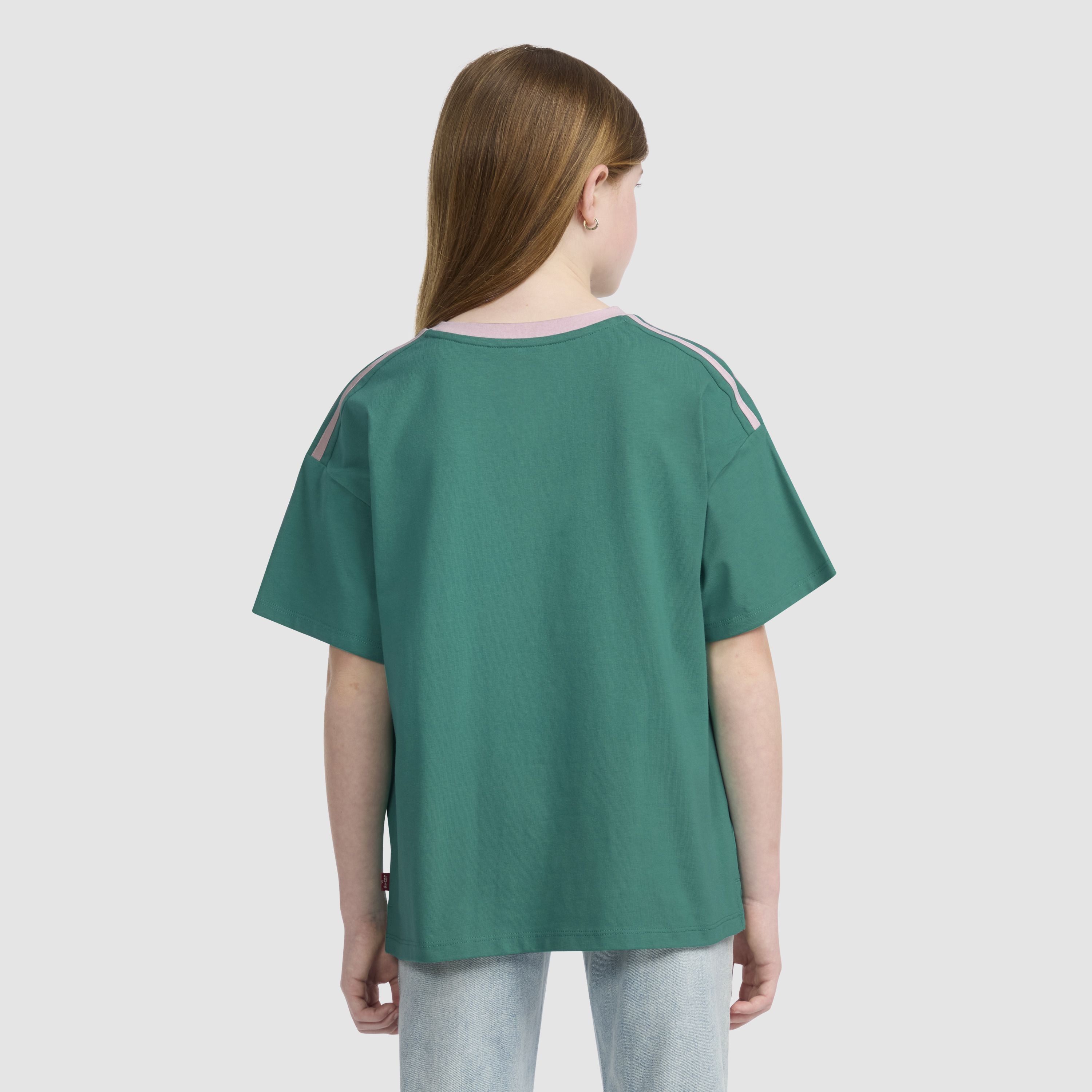 Sporty Oversized Tee Big Girls S-XL 3
