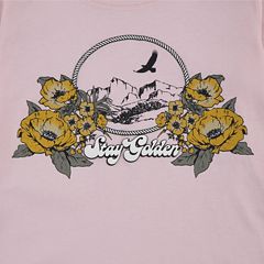 Twofer Tee Big Girls 7-16 — Crystal Rose - Pink 3